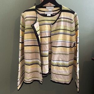 158.) Susan Bristol / Cotton / Sweater Set - Tank + Cardigan